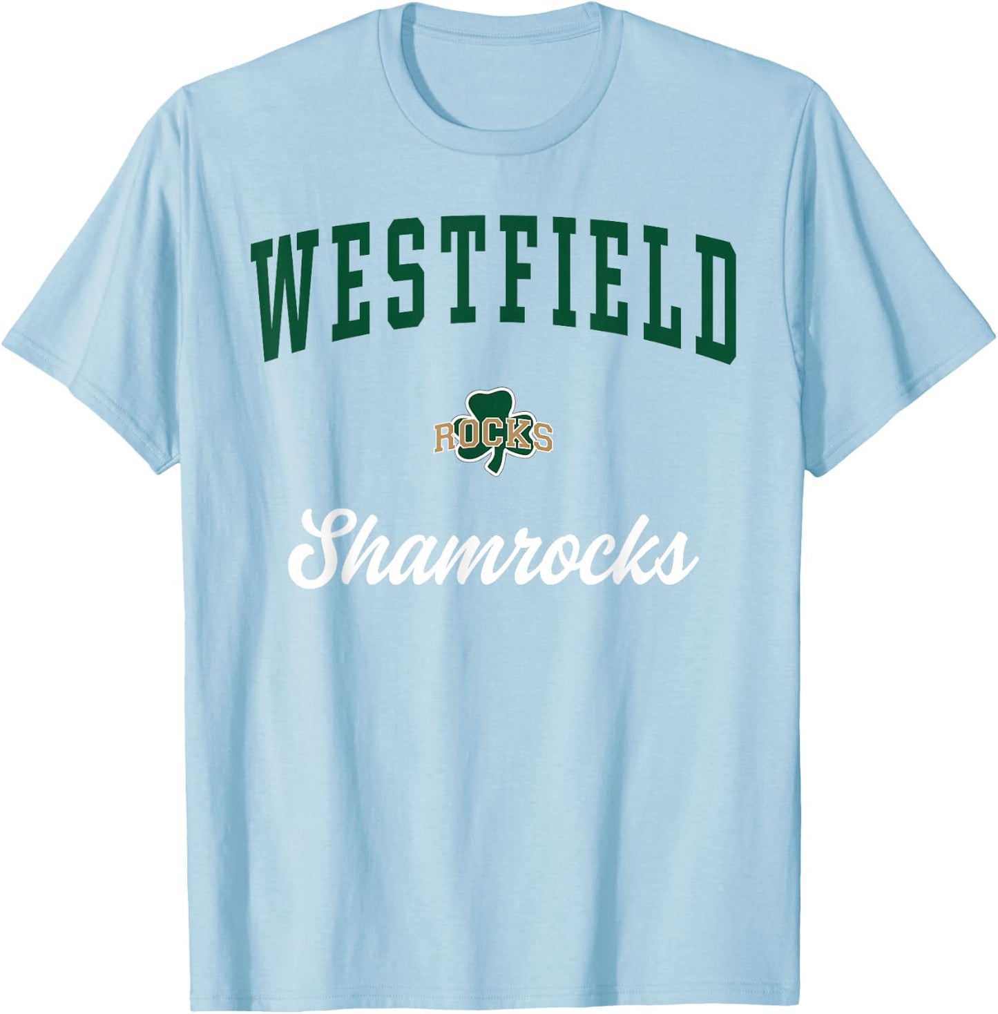 Westfield High School Shamrocks T-Shirt - T-Shirt | Light Blue