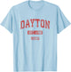 Dayton Ohio OH Vintage Athletic Sports Design T-Shirt - T-Shirt | Light Blue