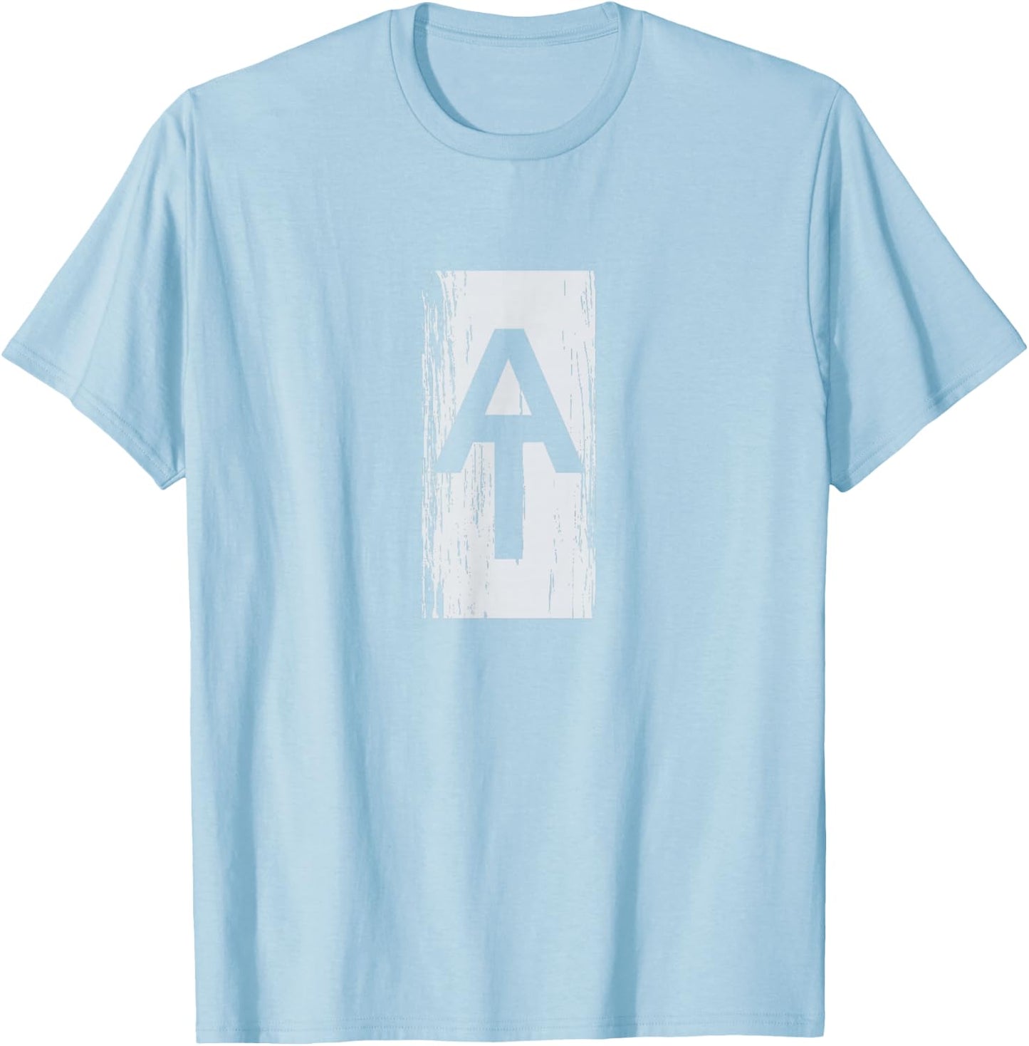 Appalachian Trail White Paint AT Trail Marker T Shirt T-Shirt - T-Shirt | Light Blue