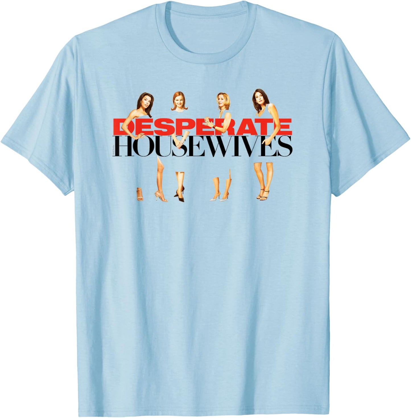 Desperate Housewives Logo Ladies T-Shirt - T-Shirt | Light Blue