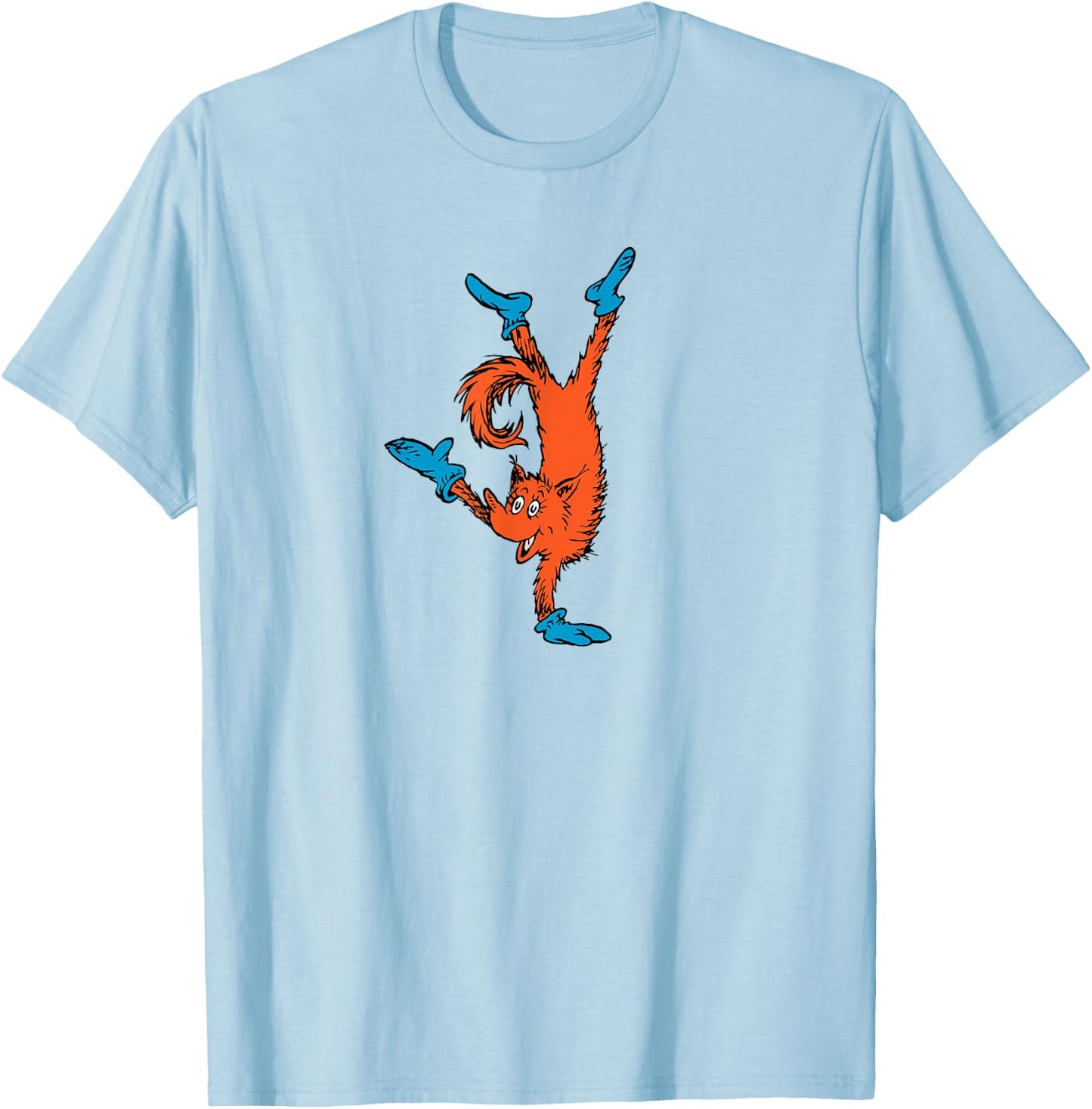 Dr. Seuss Fox in Socks Handstand T-Shirt - T-Shirt | Light Blue
