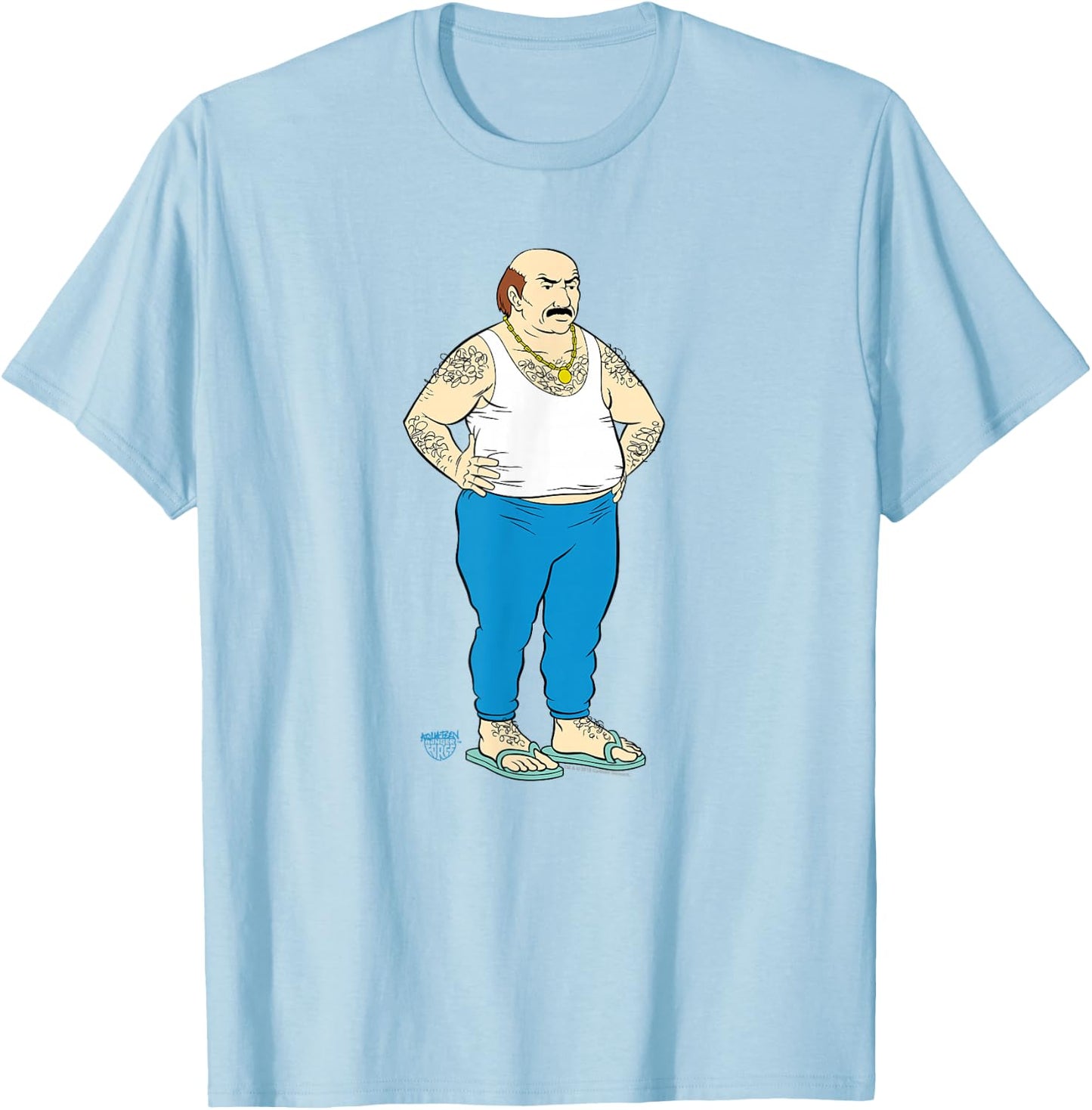 Aqua Teen Hunger Force Carl Small T-Shirt - T-Shirt | Light Blue