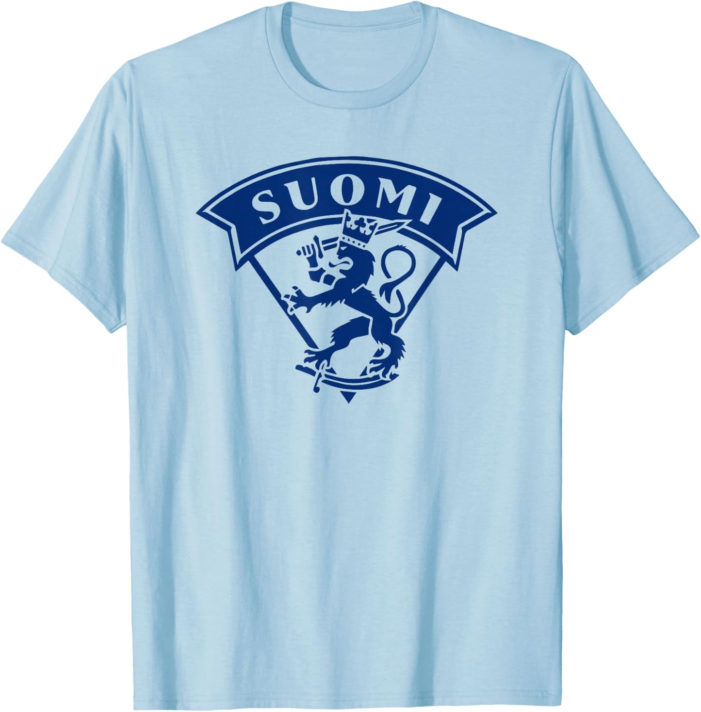 SUOMI FINLAND Finnish Travel Gift Souvenir T-Shirt - T-Shirt | Light Blue