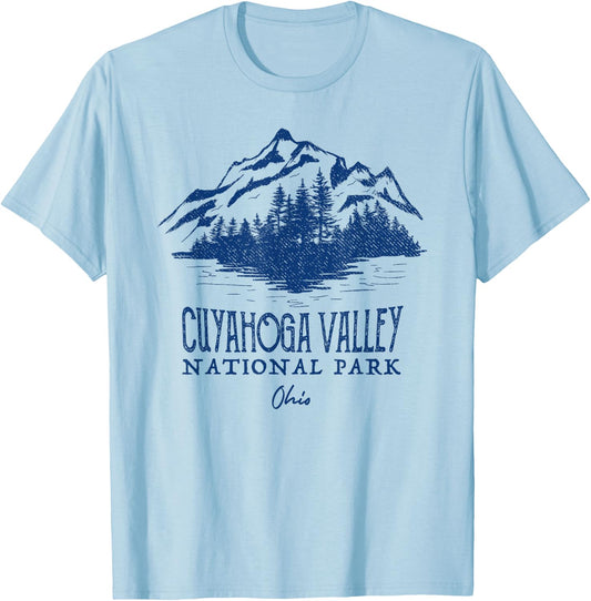 Vintage Cuyahoga Valley National Park Ohio T-Shirt - T-Shirt | Light Blue