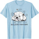 Funny Cute English Bulldog Anatomy Dog Biology Gift Men Women T-Shirt - T-Shirt | Light Blue