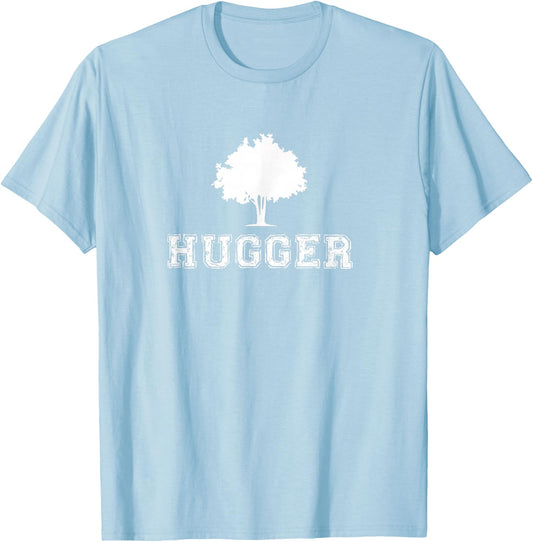 Tree Hugger Green Environmental Nature Funny Gift Christmas T-Shirt - T-Shirt | Light Blue