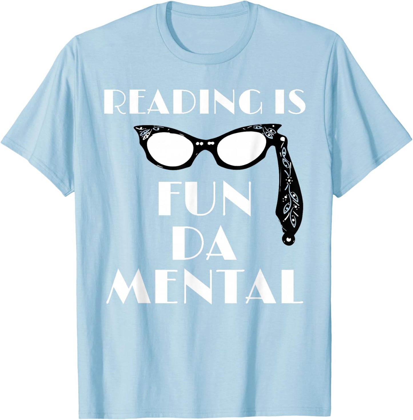 Reading Is Fundamental Drag Queen Race T-Shirt - T-Shirt | Light Blue