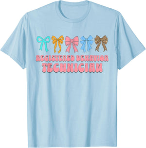 Registered Behavior Technician RBT Behavioral ABA Therapist T-Shirt - T-Shirt | Light Blue