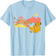 Disney The Lion King Young Simba Nala Playing T-Shirt - T-Shirt | Light Blue
