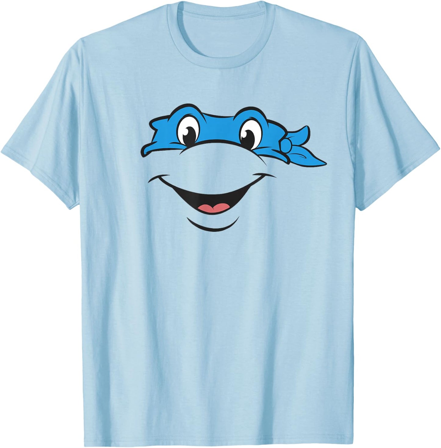 Teenage Mutant Ninja Turtles Leonardo Big Face Costume T-Shirt - T-Shirt | Light Blue