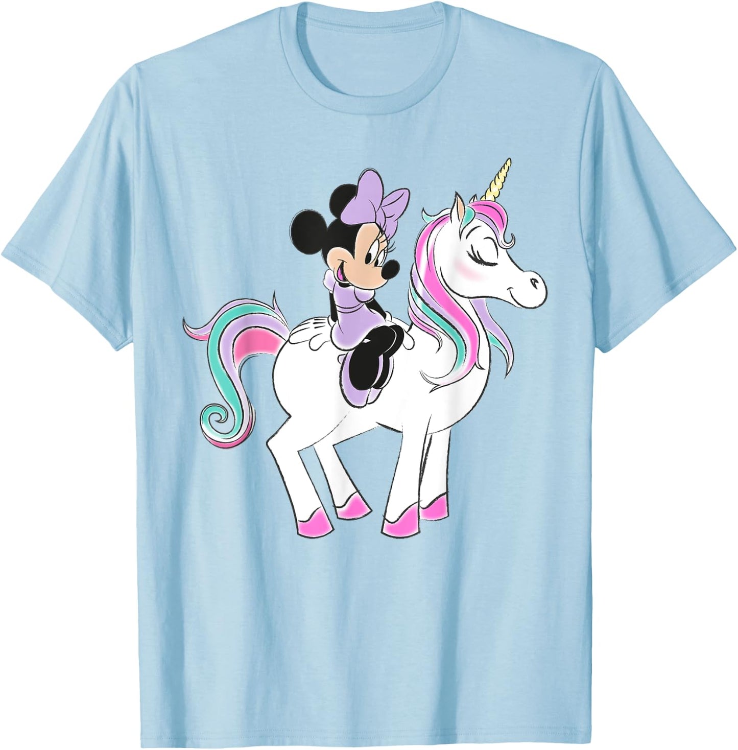 Disney - Minnie and Unicorn T-Shirt - T-Shirt | Light Blue