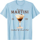 Espresso Martini Cocktail And Social Club T-Shirt - T-Shirt | Light Blue