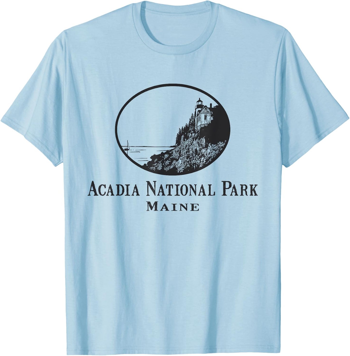 Acadia National Park T-Shirt - T-Shirt | Light Blue