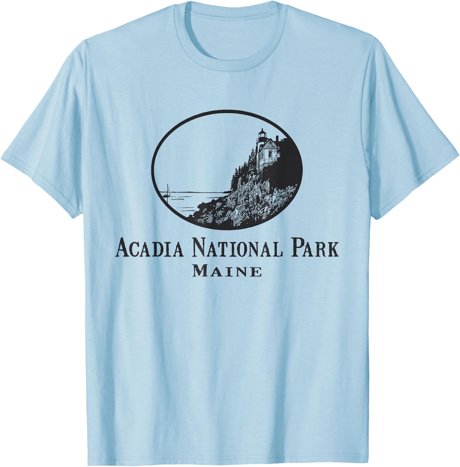 Acadia National Park T-Shirt - T-Shirt | Light Blue