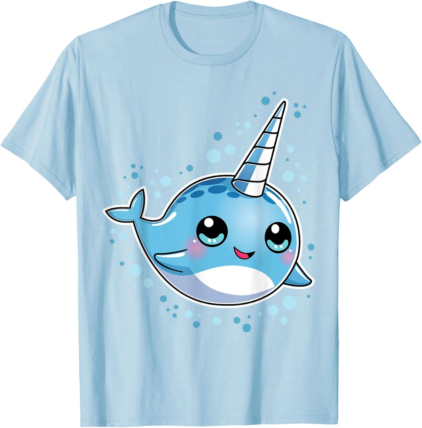 Narwhal Unicorn Of The Sea T shirt Girls Kids Women Gifts T-Shirt - T-Shirt | Light Blue