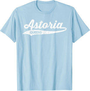 Astoria Queens New York City T-Shirt - T-Shirt | Light Blue