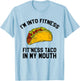 Fitness Taco Funny Mexican Gym for Taco Lovers T-Shirt - T-Shirt | Light Blue