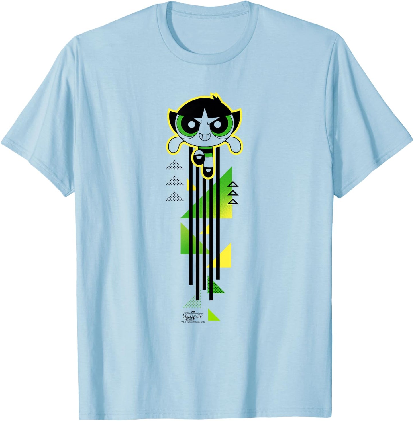 The Powerpuff Girls Buttercup Streak T-Shirt - T-Shirt | Light Blue