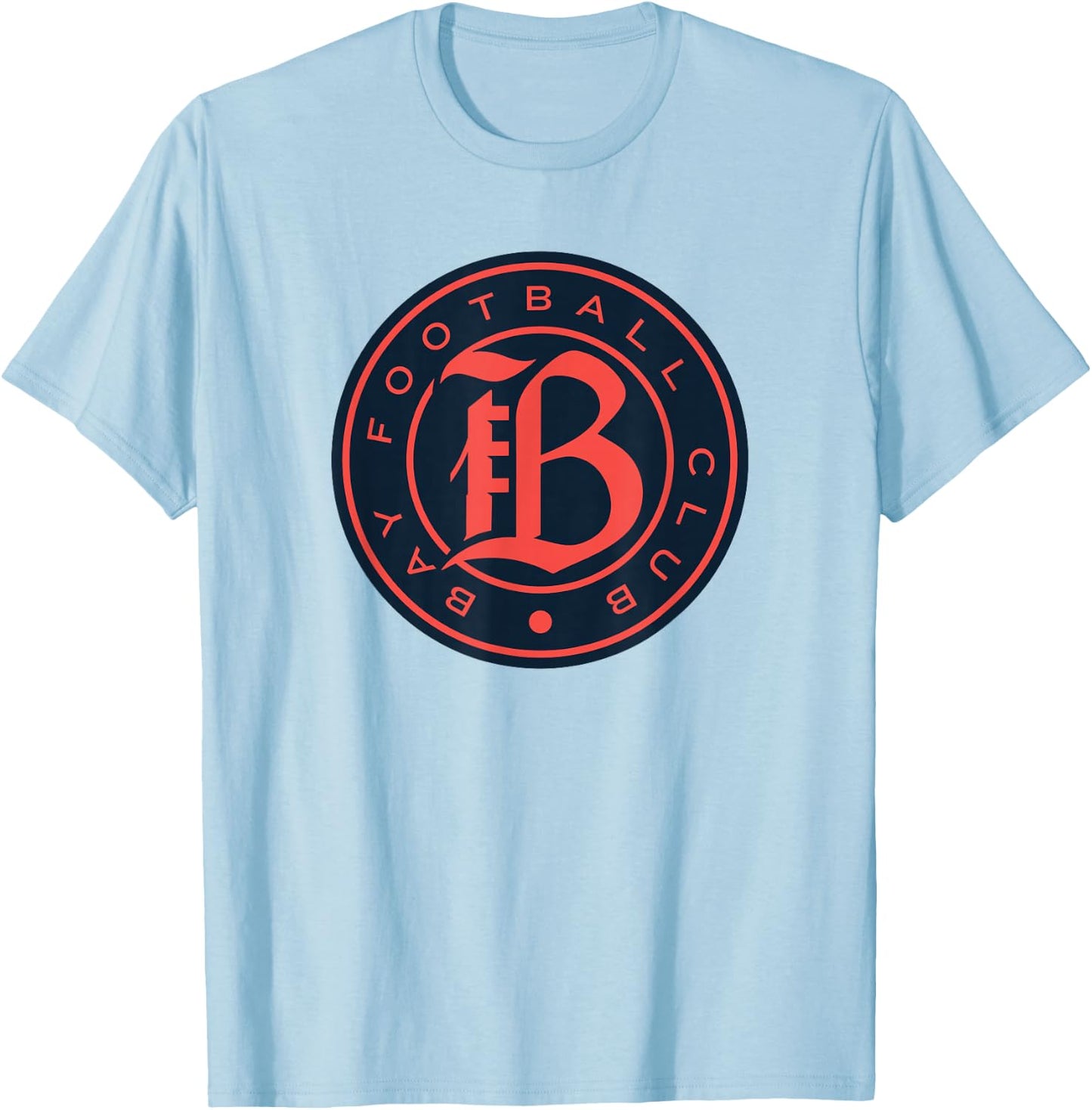 Officially Licensed Bay FC NWSL Soccer Apparel T-Shirt - T-Shirt | Light Blue