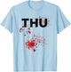 Thursday Shark Costume for Group Halloween Costumes T-Shirt - T-Shirt | Light Blue