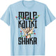 Mele Kalki Shaka Hawaiian Christmas shirt Kalikimaka Hawaii T-Shirt - T-Shirt | Light Blue