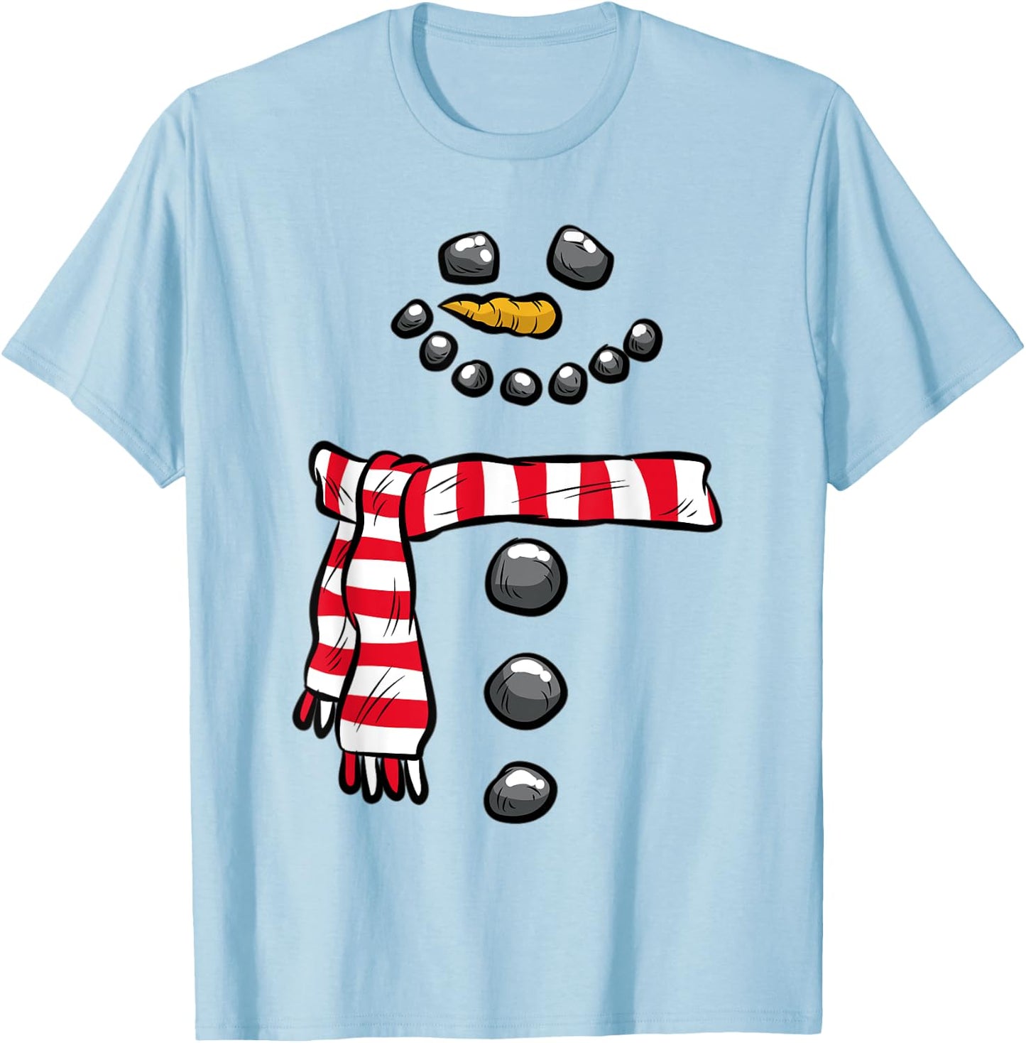 Snowman Costume T-Shirt - T-Shirt | Light Blue
