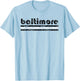 Baltimore Maryland Retro Vintage Weathered T-Shirt - T-Shirt | Light Blue