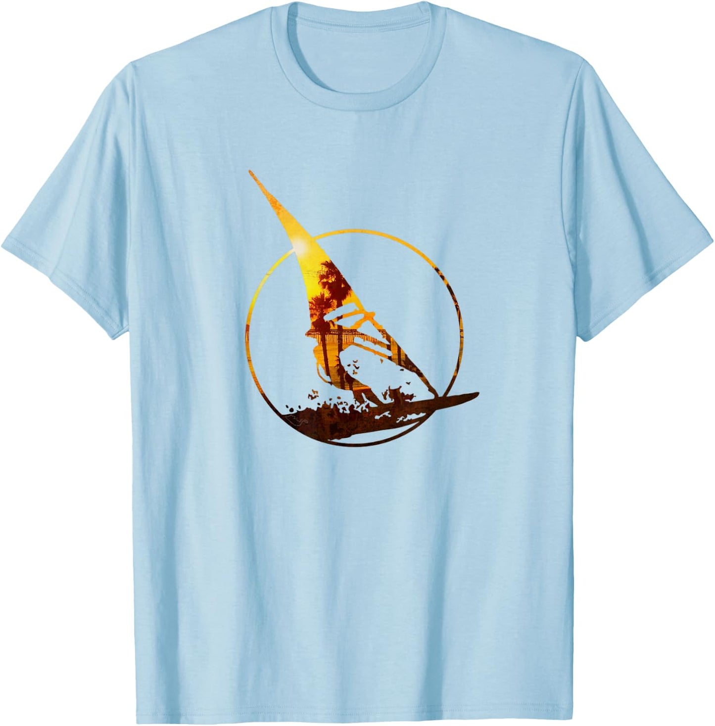 Windsurfing , Windsurfer Sail Shirts T-Shirt - T-Shirt | Light Blue