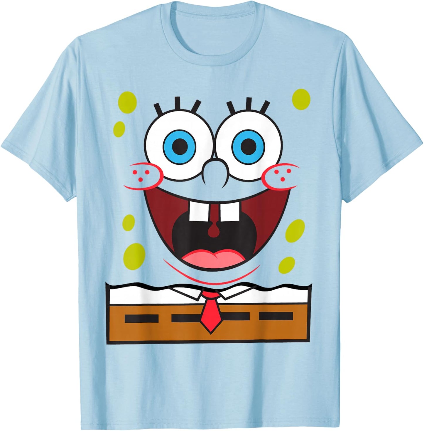 Spongebob Squarepants Large Smile T-Shirt - T-Shirt | Light Blue
