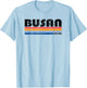 Vintage 70s 80s Style Busan, South Korea T-Shirt - T-Shirt | Light Blue