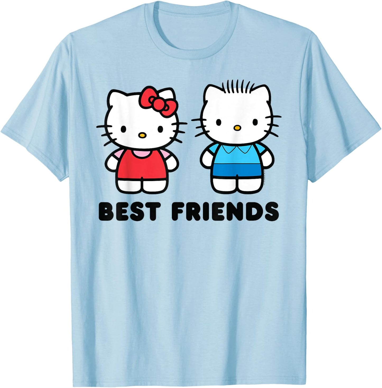 Hello Kitty and Dear Daniel Best Friends T-Shirt - T-Shirt | Light Blue