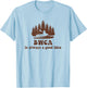 BWCA Boundary Waters Canoe Area T-Shirt - T-Shirt | Light Blue