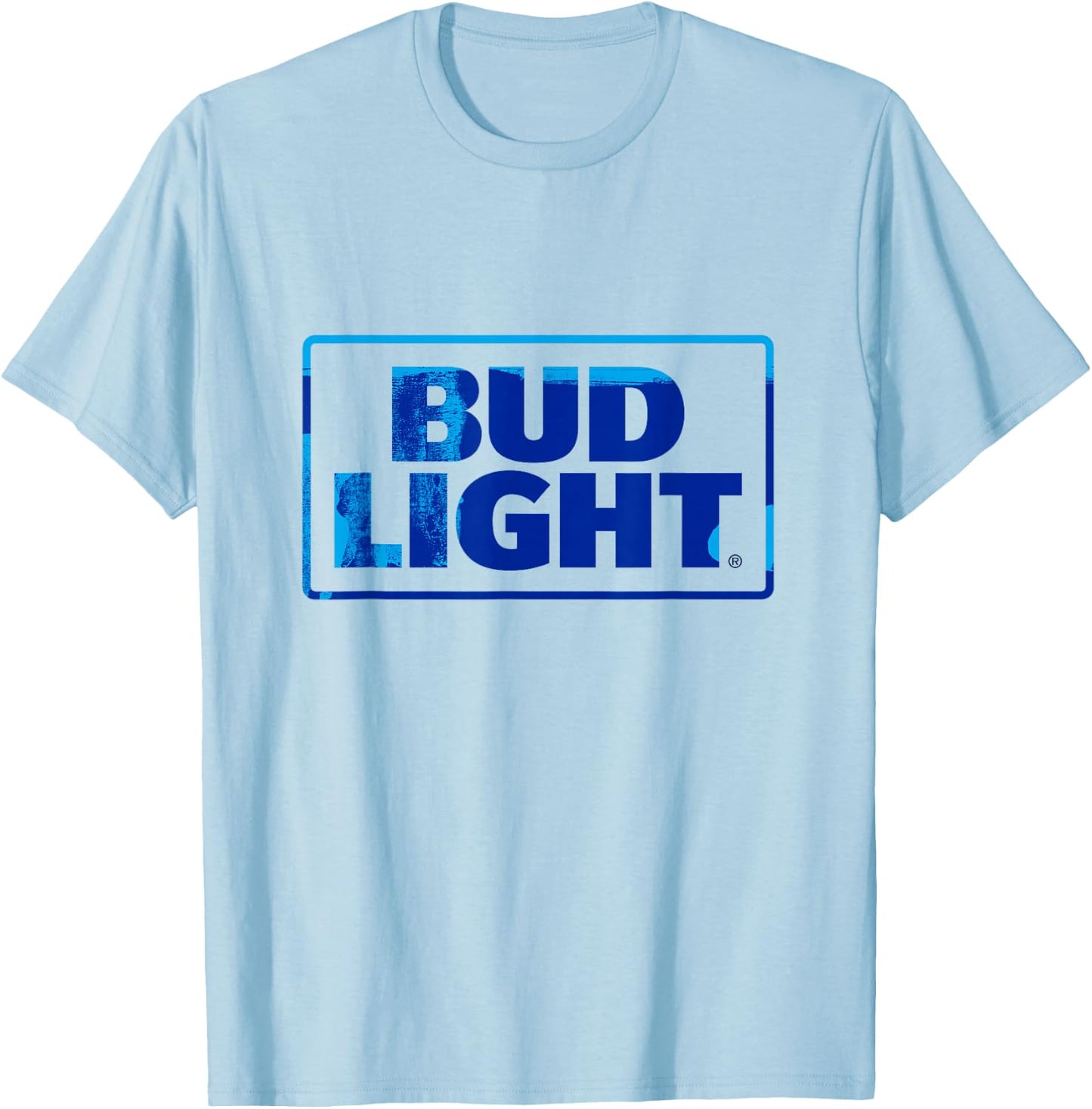 Bud Light Official Logo T-Shirt - T-Shirt | Light Blue