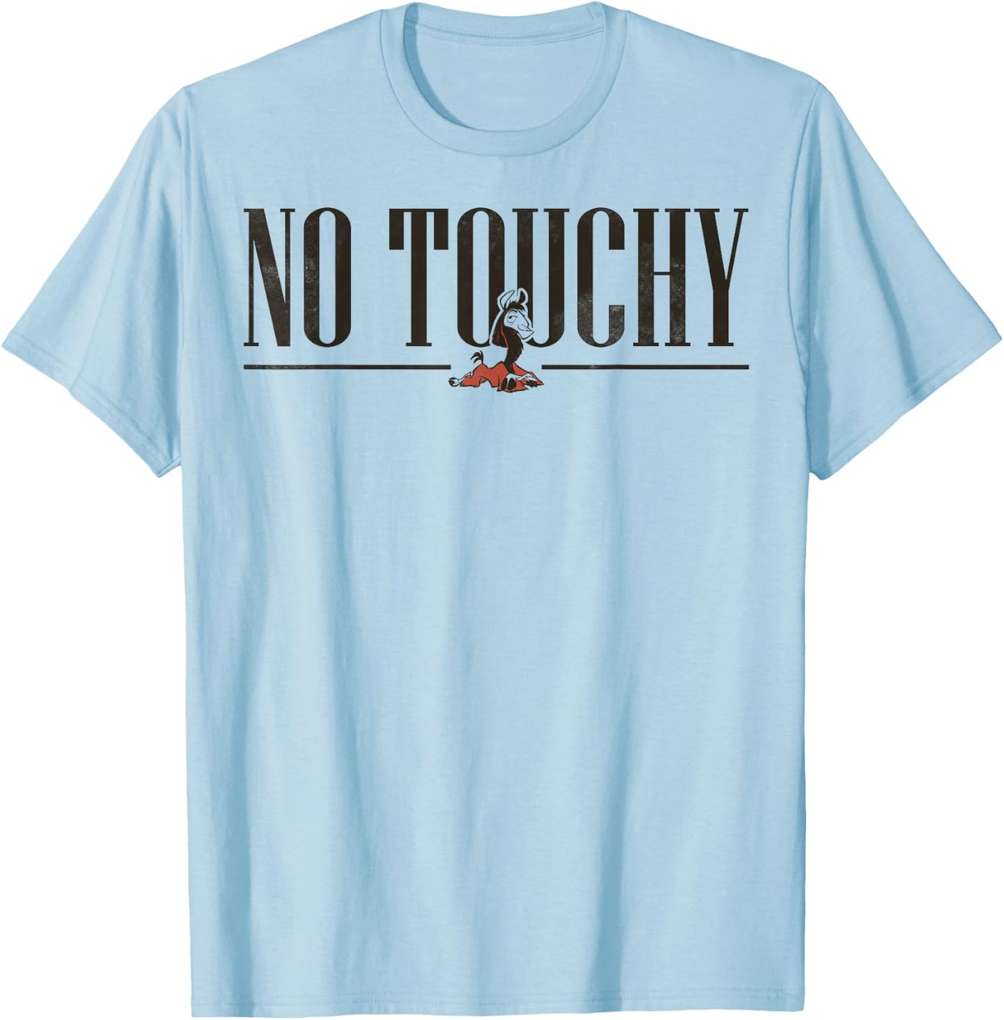 Disney The Emperor's New Groove Kuzco No Touchy T-Shirt - T-Shirt | Light Blue