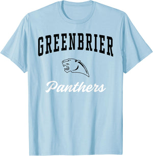 Greenbrier High School Panthers C3 T-Shirt - T-Shirt | Light Blue