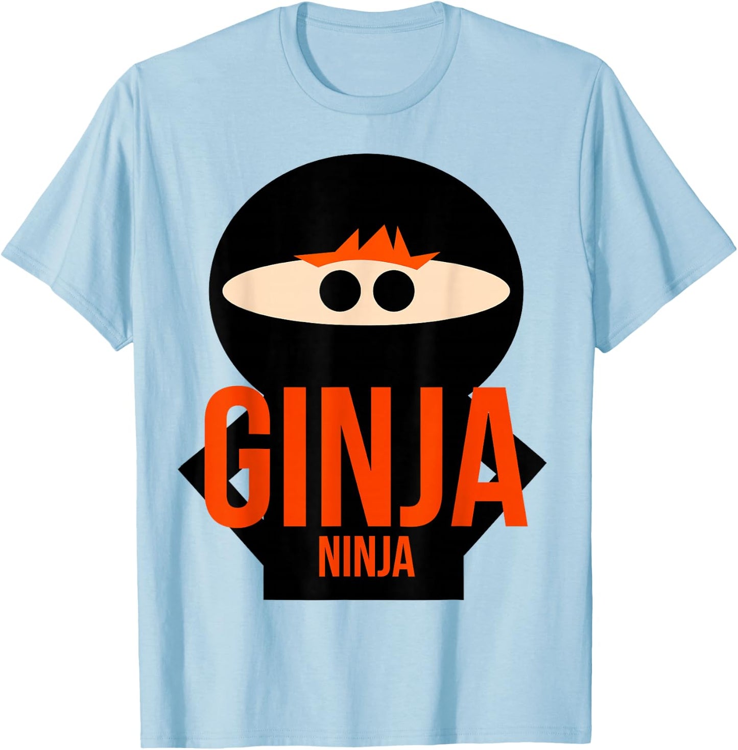 Ginja Ninja Funny T-Shirt - T-Shirt | Light Blue