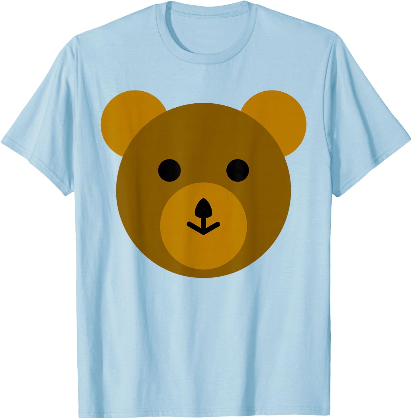 Cute Brown Bear Teddy-Bear T-Shirt - T-Shirt | Light Blue