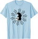 Woody Woodpecker Panic in Black T-Shirt - T-Shirt | Light Blue