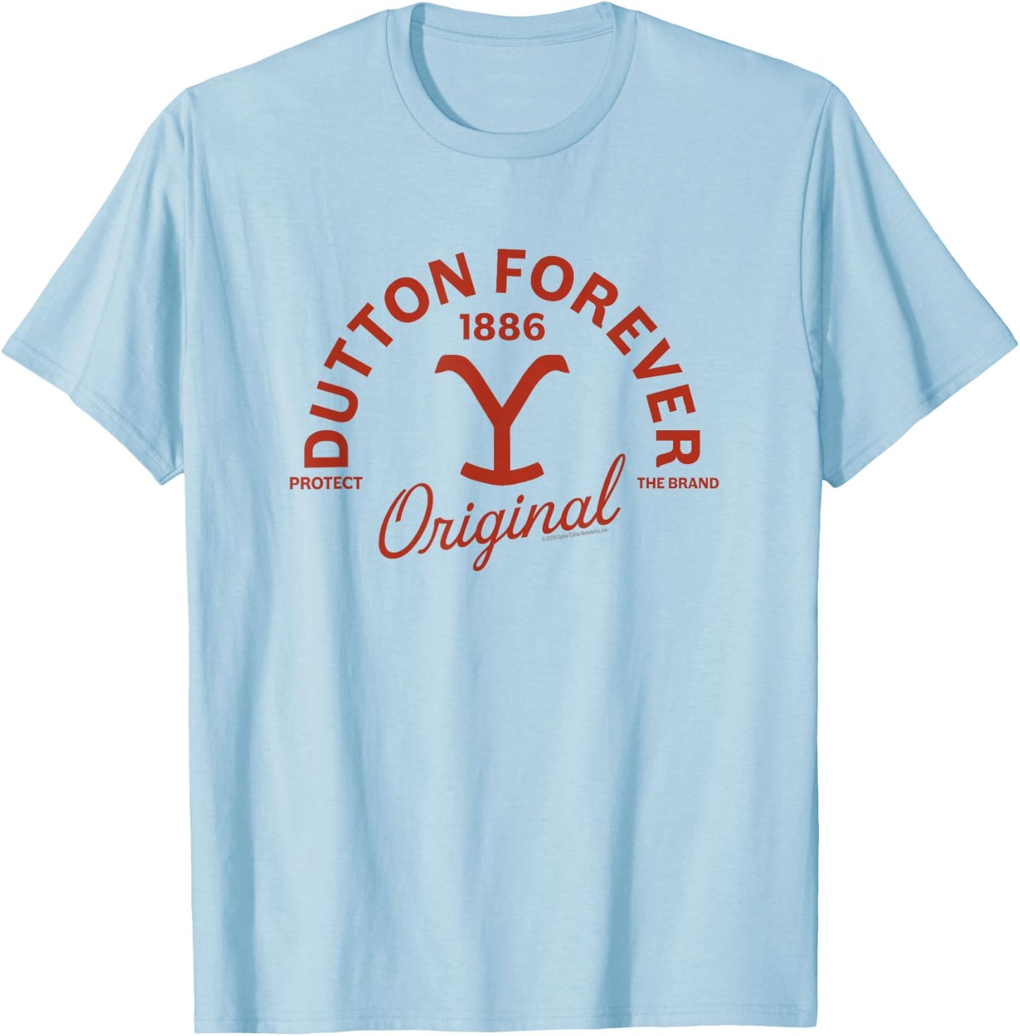 Yellowstone Dutton Ranch Montana Officially Licensed T-Shirt - T-Shirt | Light Blue