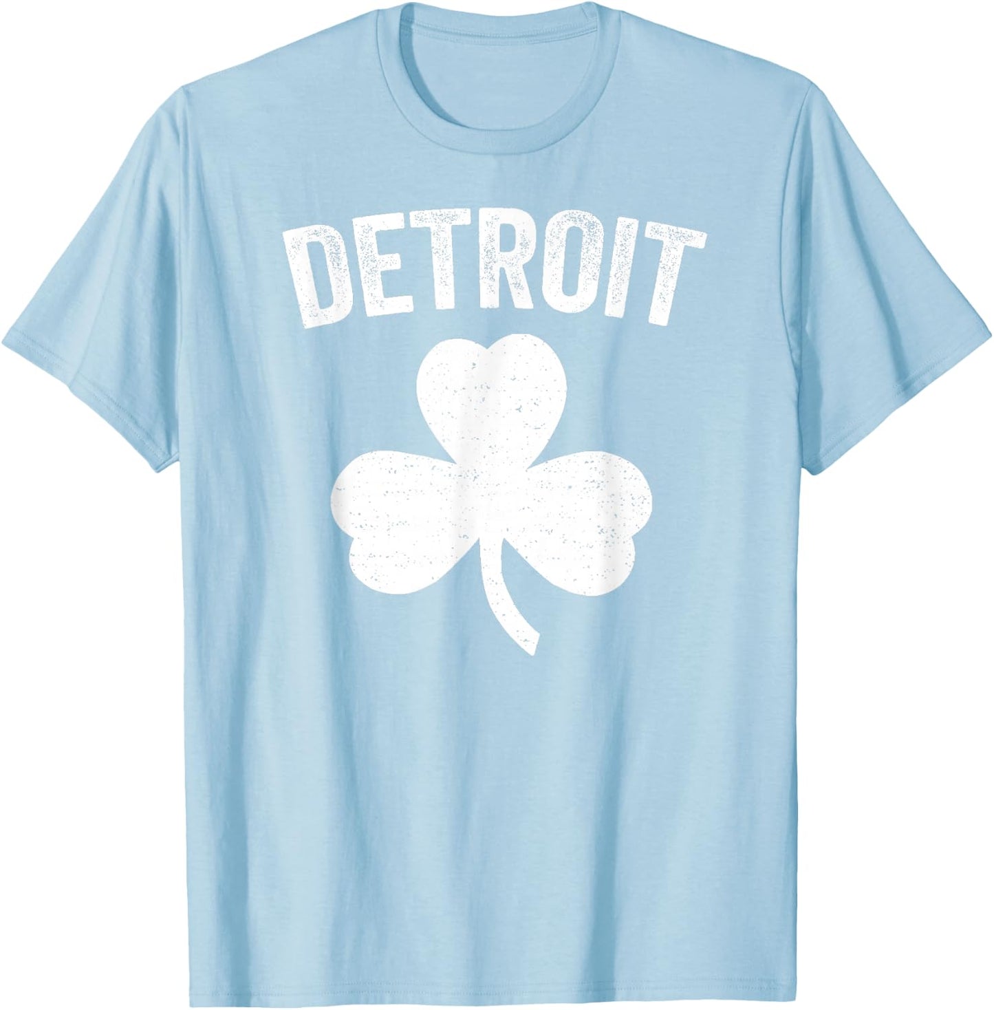 Detroit St. Patrick's Day Parade Irish T-Shirt - T-Shirt | Light Blue