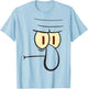 Spongebob Squarepants Squidward Big Face T-Shirt - T-Shirt | Light Blue