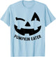 Naughty Pumpkin Eater Fun Matching Couple Halloween Costume T-Shirt - T-Shirt | Light Blue
