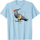 Woodpecker anatomy T-Shirt - T-Shirt | Light Blue