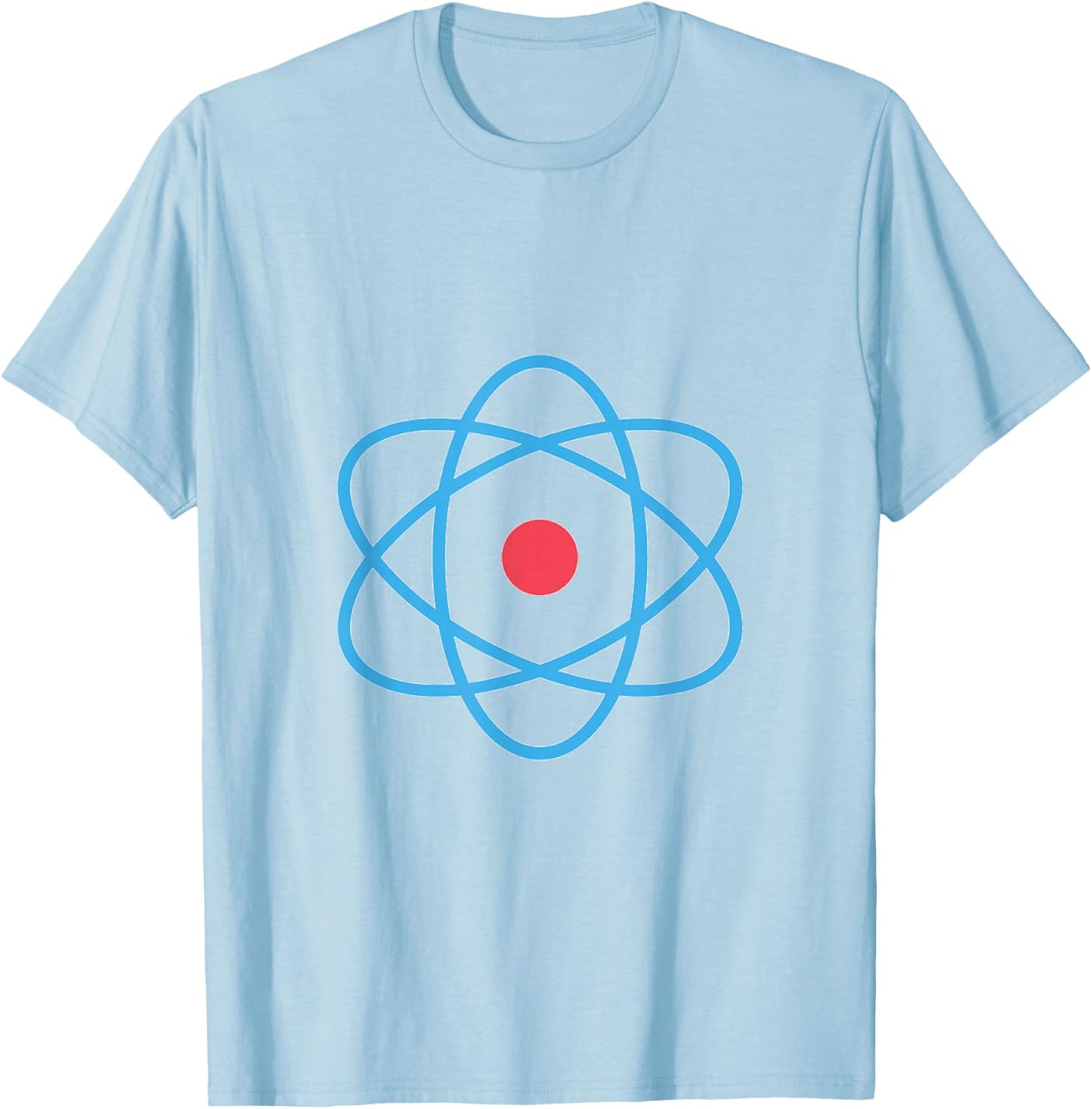 The Atom Molecule T-Shirt - T-Shirt | Light Blue