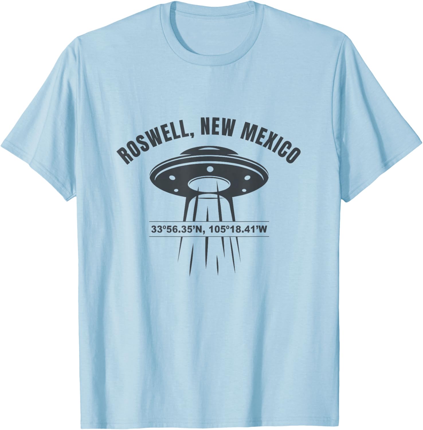 Roswell New Mexico UFO Alien UAP T-Shirt - T-Shirt | Light Blue