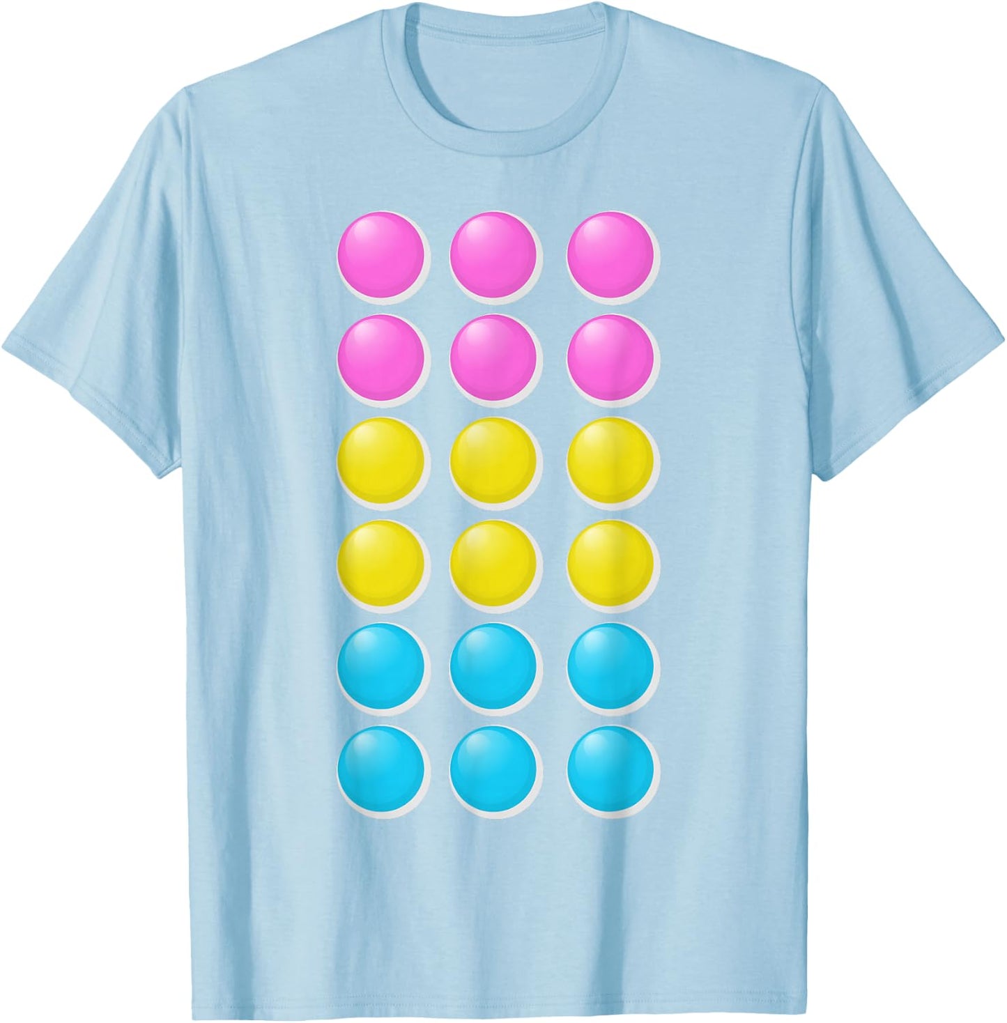 Candy Dots - Funny Cheap Halloween Costume T Shirt T-Shirt - T-Shirt | Light Blue