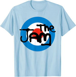 The Jam Official Spray Logo Target T-Shirt - T-Shirt | Light Blue