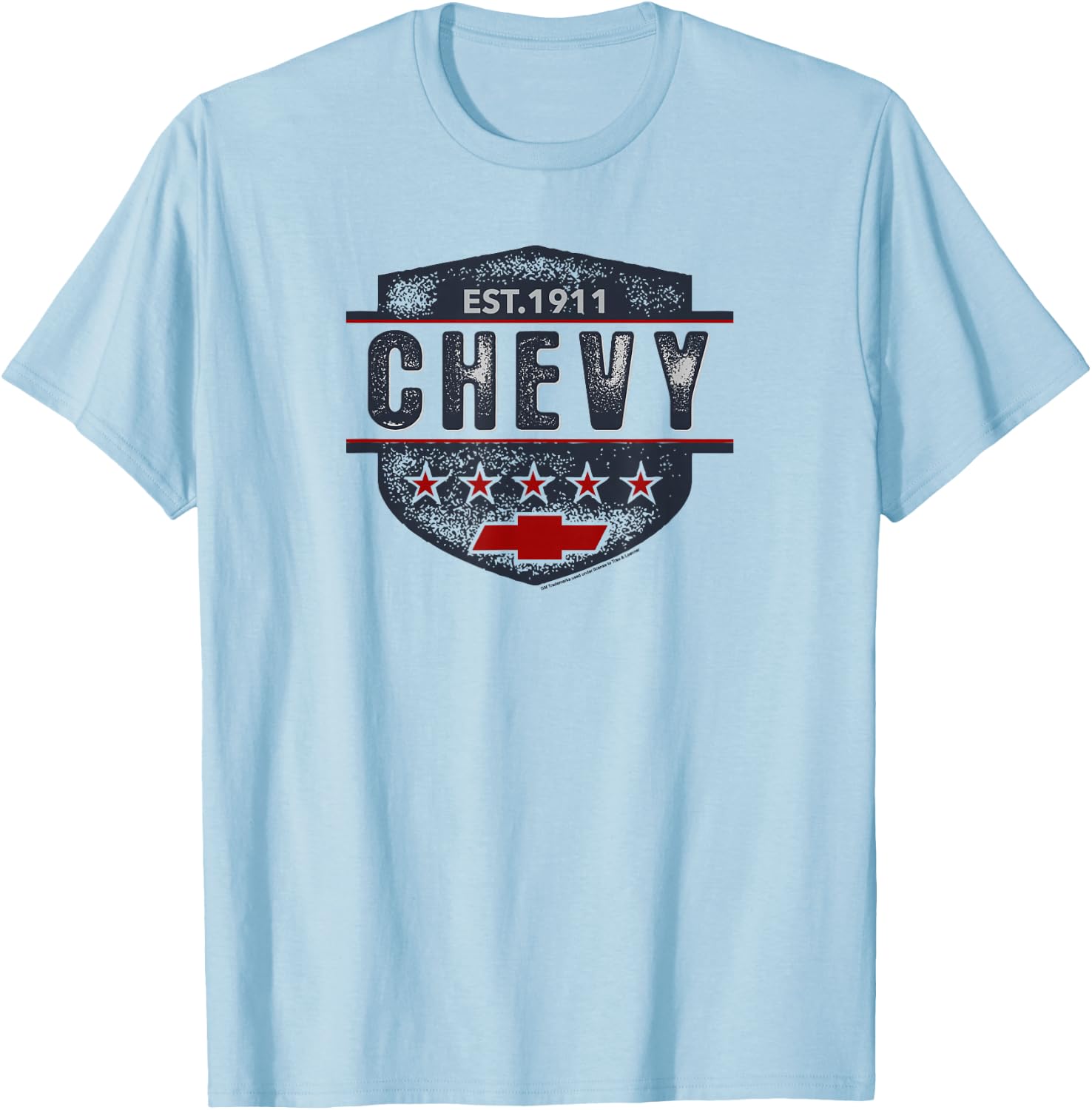 Chevy | Classic Look style 30679 T-Shirt - T-Shirt | Light Blue