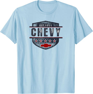 Chevy | Classic Look style 30679 T-Shirt - T-Shirt | Light Blue