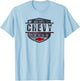 Chevy | Classic Look style 30679 T-Shirt - T-Shirt | Light Blue
